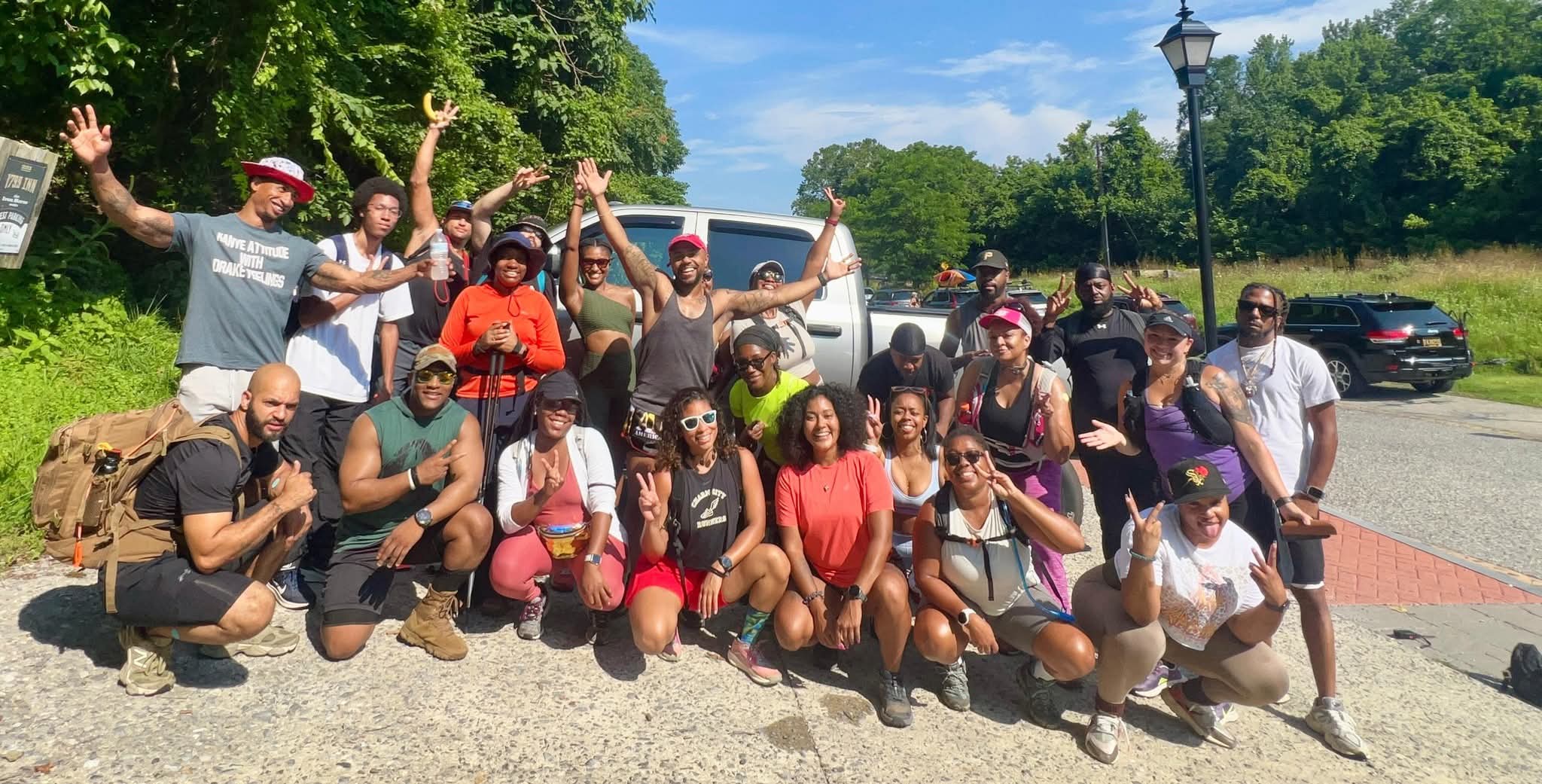 group hike for the Let's Hike Group